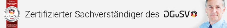 Zertifizierter Sachverständiger des DGuSV